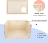 Niteangel Visible Hamster Digging Box for Syrian Dwarf Roborovski - image 3