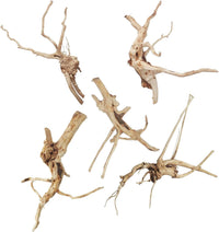 Aquarium Driftwood Reptile Branches Wood Natural Spiderwood Driftwood - 5 Pcs