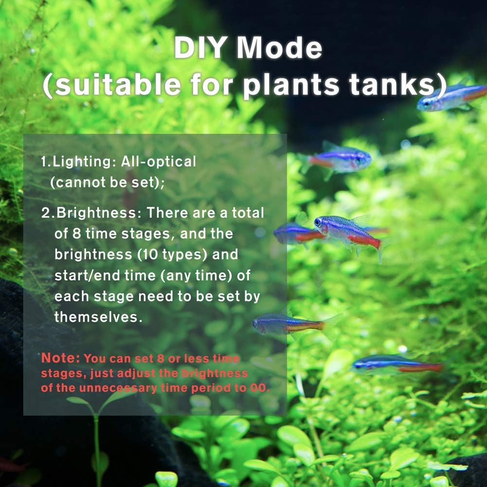 hygger Aquarium Programmable LED Light - 60W - 36in~42in - image 2