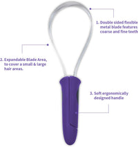 BOTH WINNERS Dual-Sided Shedding Blade with Stainless Steel Blade - Purple - image 3