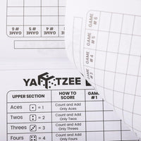 Perforated Yahtzee Score Pads: 120 Easy Tear Off Score Sheets - 6x9" - 120 Pages (2-Pack) - image 4