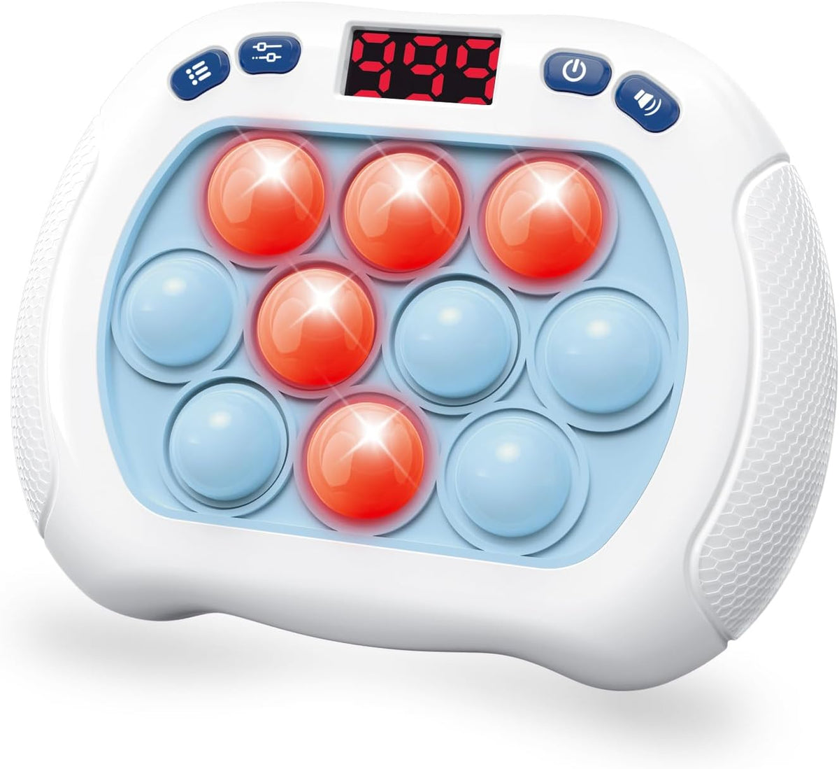 Intoypad Quick Push Pop Game Light Up Fidget Toy for Kids Blue – Fun for Kids & Family - Lightblue