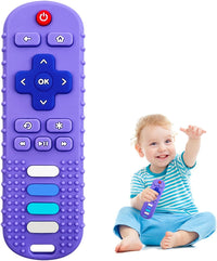 2Pcs Silicone Teething Toys - Purple