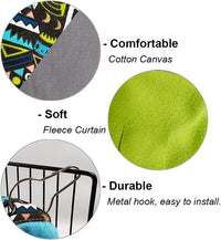 RIOUSSI Guinea Pig Hideout Hideaway Corner Fleece Toys Cage - Green / Triangle - image 4