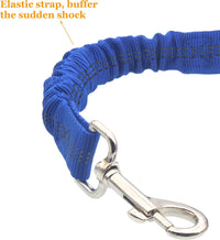 2 Dog Car Harness Seatbelt Seat Belt Leash Travel Accessories Bungee - Blue / 2 Packs - image 3