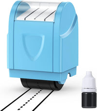 Rounica dashed handwriting lines roller stamp in baby blue printing practice lines - view 2