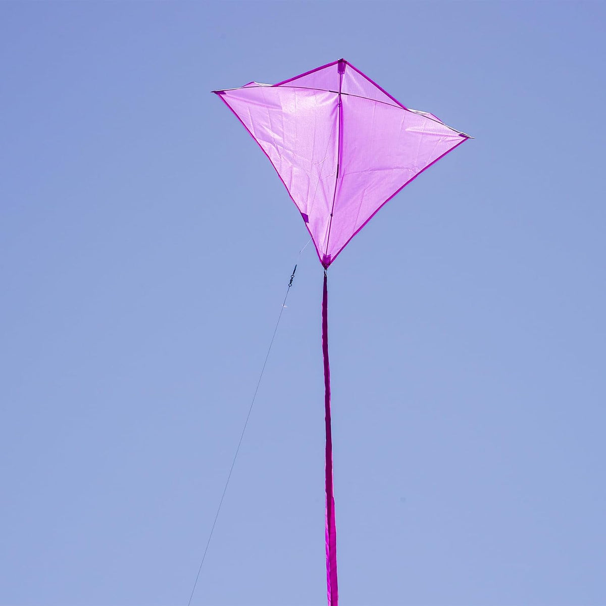 In the Breeze 3325, Coconut 30 Inch Diamond Kite, Solid White - Grape - image 3