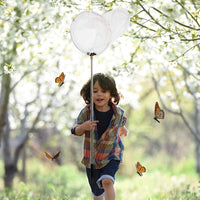 RESTCLOUD Insect and Butterfly Net with 12" Ring, 24" Net Depth - 12" Ring, 59" Handle (Pack of 3) - image 4