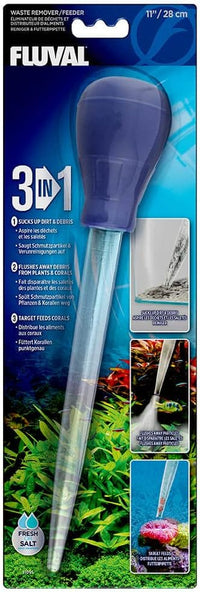 Fluval Aquarium Waste Remover/Feeder – Essentials for Fish