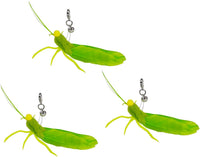 TTcat 3 Pack Grasshopper Cat Wand Refills - 3Pcs (Grasshoppers)