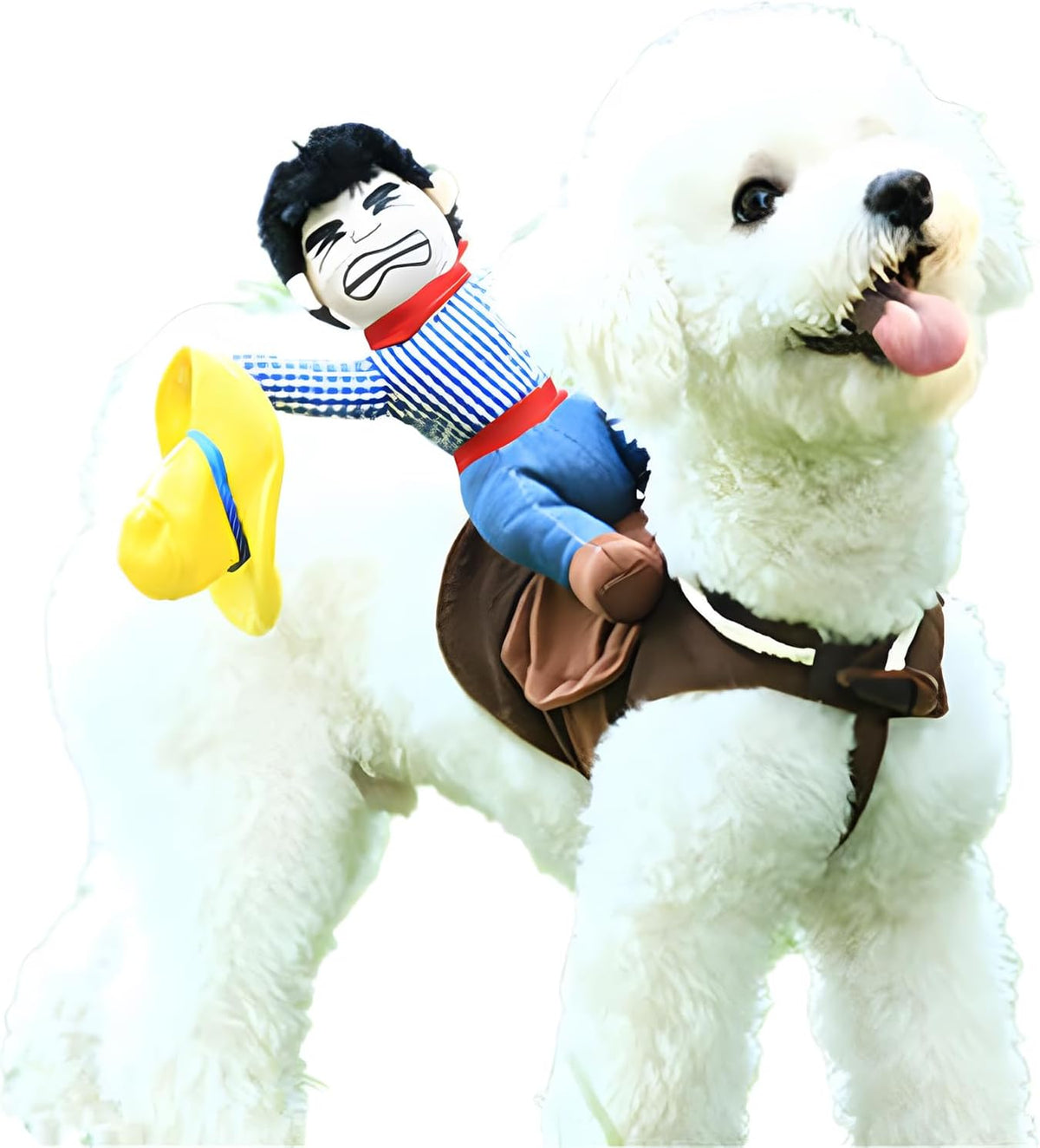 Dog Halloween Costume Funny Dog Cowboy Riding Costume Pet Costume Cat - Cowboy / Small
