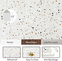 Yay Mats Stylish Extra Large Puzzle Play Mat, Thick, Soft, Non - Henri Terrazzo - image 2