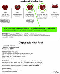 iHeartDogs Heartbeat Puppy Toy, Comfort Cuddler Pillow - image 3