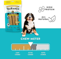 Collagen Rolls - 9" Collagen Rolls for Dogs - Long Lasting Healthy Joint Support - Rawhide Alternative - Skin & Coat Health - Made with Real Peanut Butter, Value Pack, 3 Bags, 9 Count