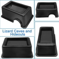 Leopard Gecko Humid Hide Reptiles Humidity Box – Essentials for Reptiles And Amphibians - Humidifying box-1Pack - image 3
