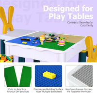 Etarnfly multicolored building baseplates, 10 x 10 inch, 8 pack - view 13