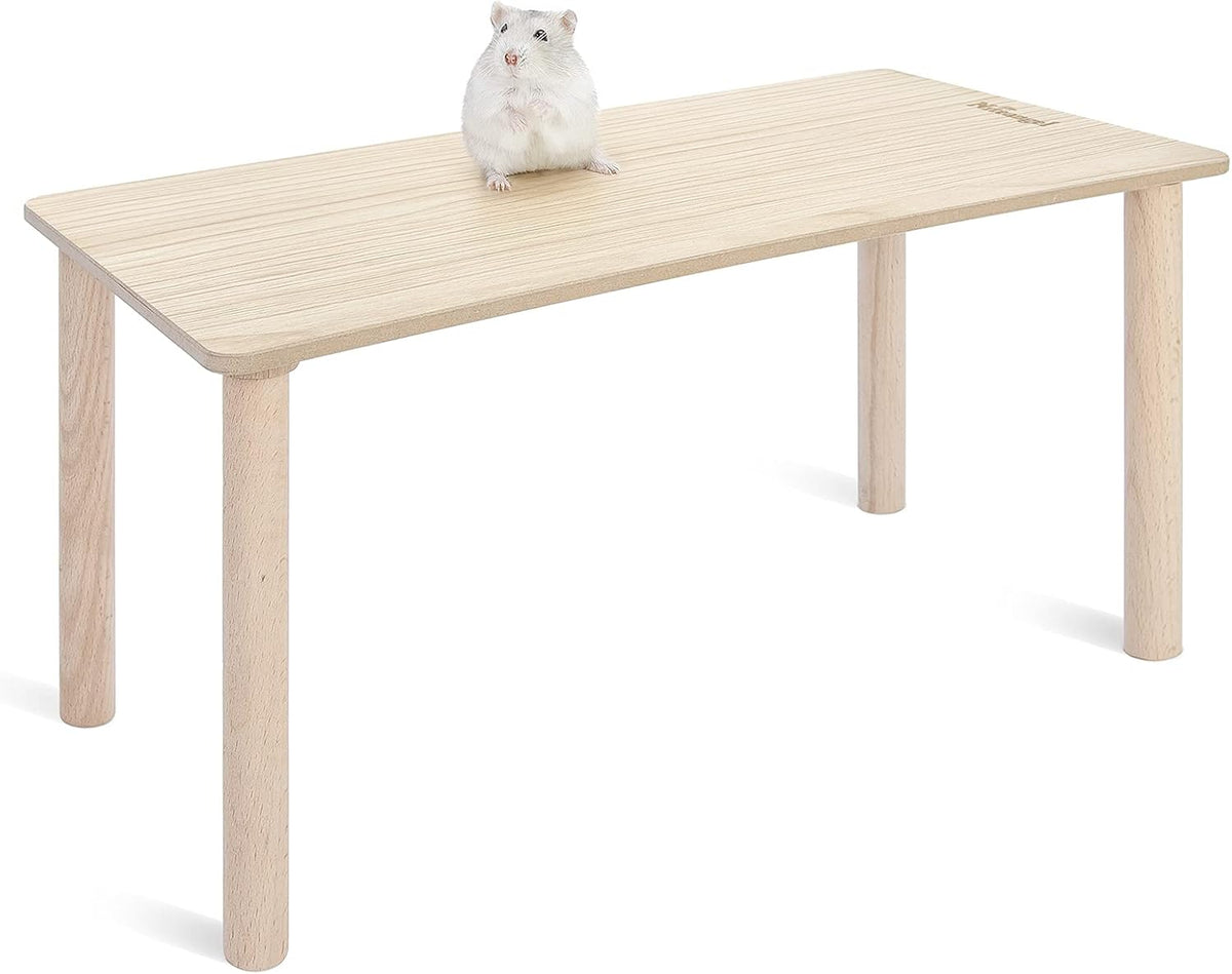 Niteangel rectangle wooden hamster play platform, 7 by 15.7 inches