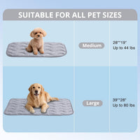 Cooling Mat for Dogs, 28"x 19" Thick & Durable Dog Cooling Mat - Grey / S - image 4