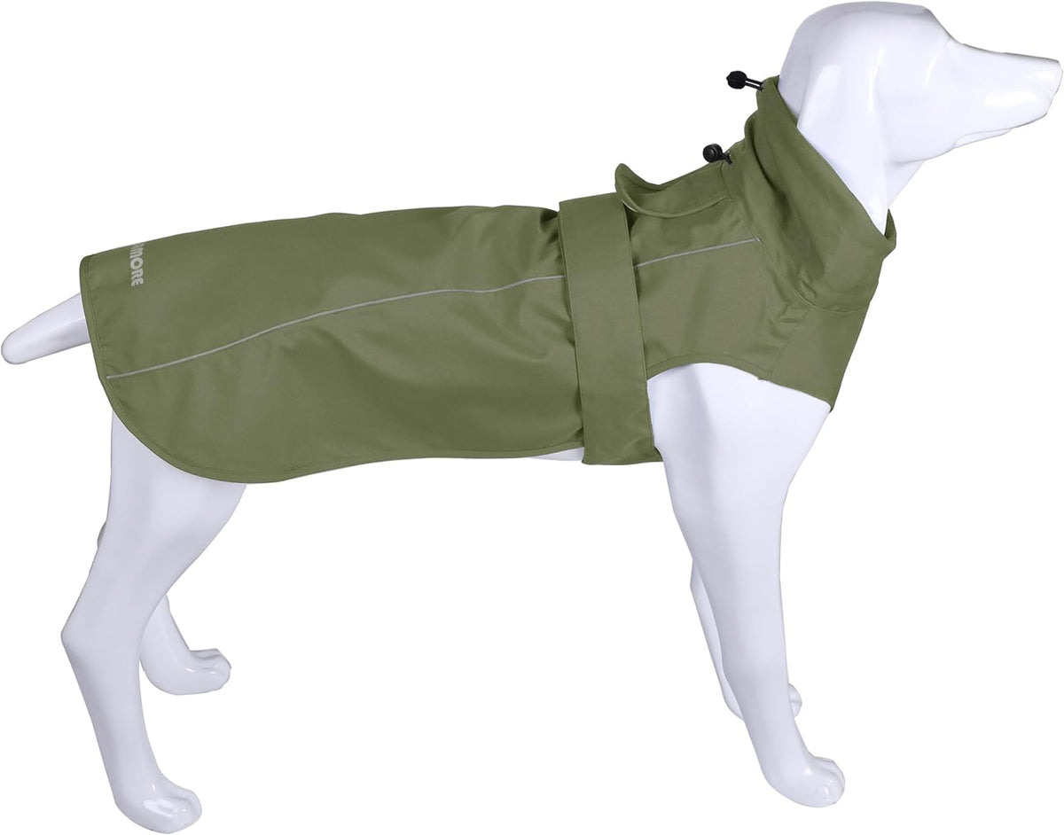 Adjustable Waterproof Dog Raincoat for Dogs - Army Green / X-Large(37-55lb)