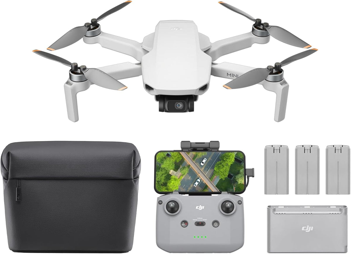 DJI Mini 4K Camera Drone Combo - Mini 4K Fly More Combo (93-min)