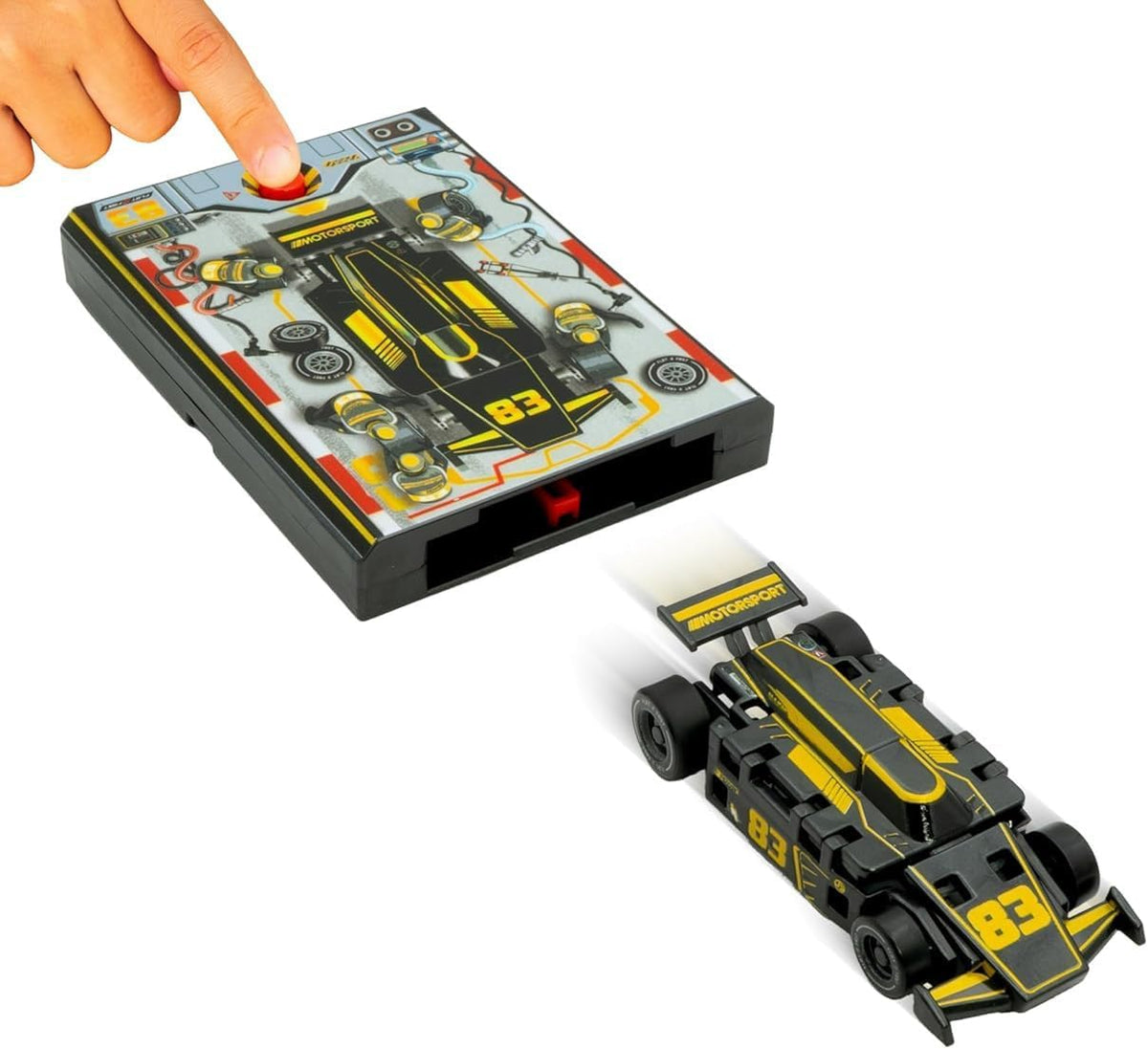 FLAT 2 FAST Original Speed Card Racer - Speed - 1 Pack / Onyx Black