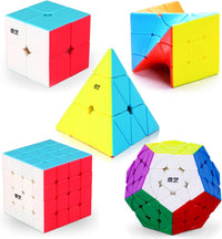Megaminx Cube, Roxenda 3x3x3 Pentagonal Speed Cube Dodecahedron Magic Cube Puzzle Toy – Fun for Kids & Family - Multicolor