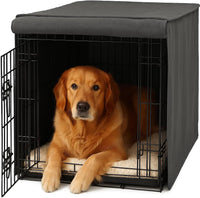 Friends Forever Metal Dog Crate Cover - 42.8"L x 28.8"W x 30"H
