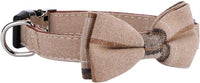 Faleela Soft &Comfy Bowtie Dog Collar - Medium (Pack of 1) / Brown - image 3
