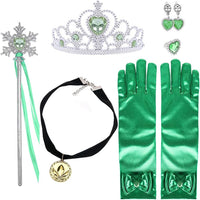 Princess Anna Costume Dress up Accessories for Girls Anna Cosplay - Greenanna