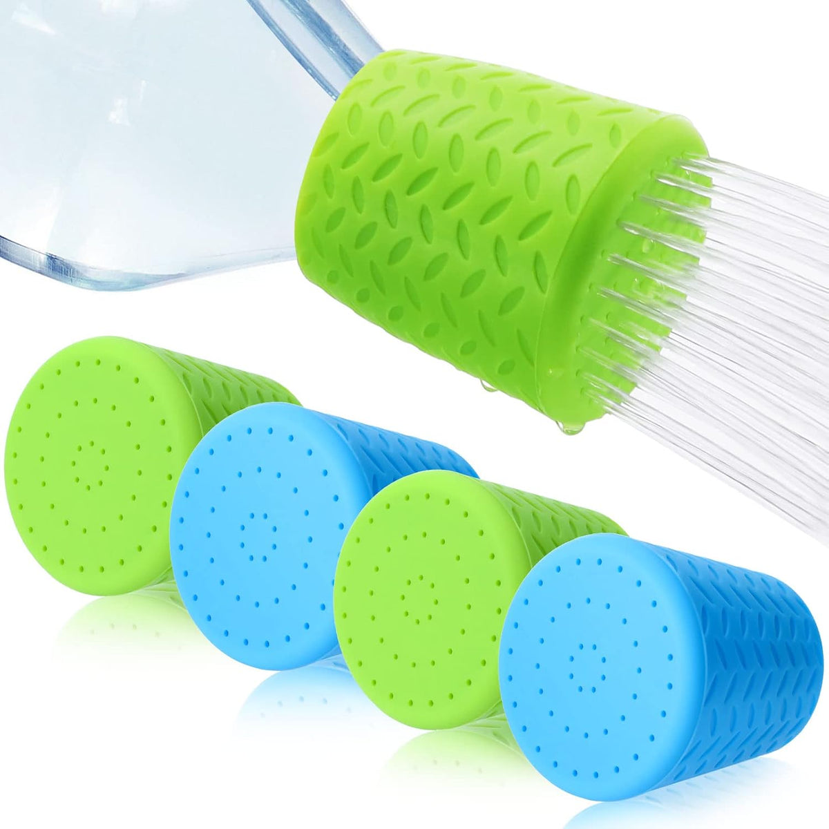 Honeydak 4 Pcs Portable Dog Shower Head Bottle Attachment Water