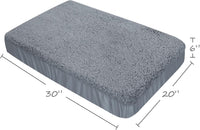 Coldwind 20 x 30 inch waterproof dog bed cover in plush velvet, washable - view 4