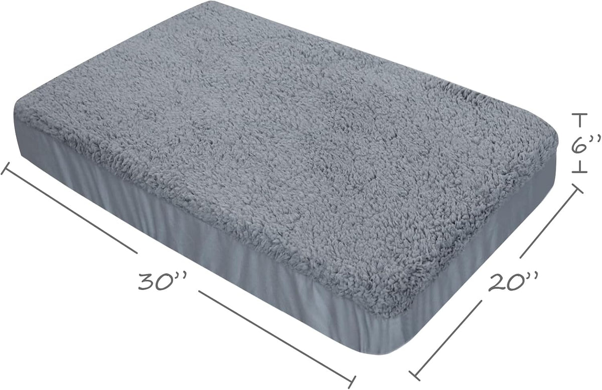 Coldwind 20 x 30 inch waterproof dog bed cover in plush velvet, washable - view 4