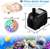 160GPH Small Fountain Pump - image 2