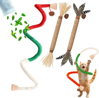 Cat Toys 12PCS Mix Catnip Chew Rope Silvervine Stick for Indoor Cat – Essentials for Cats - MIX-3PACK