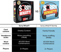 Sorry What - Award Winning Headphone Challenge Party Game for Adults 17+ – Fun for Kids & Family - Family Edition - image 3