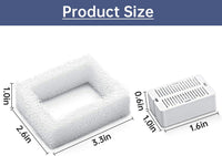 Cat Water Fountain Replacement Filter - 16 Filters & 4 Sponges - image 3