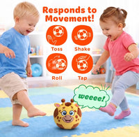 Move2Play, Hilariously Interactive Toy with Music & Sound Effects | Birthday Gift for Boy & Girl - Soccer - Giraffe - image 3