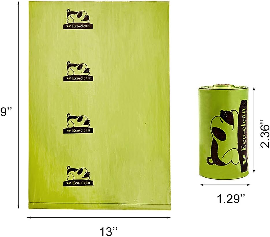 ECO-CLEAN Dog Poop Bags, 60 Rolls / 900 Count Dog Waste Bags with Dispenser and Leash Clip - image 2