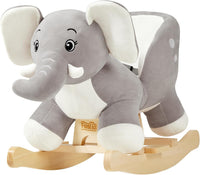 FUNLIO Unicorn Baby Rocking Horse - Elephant-gray