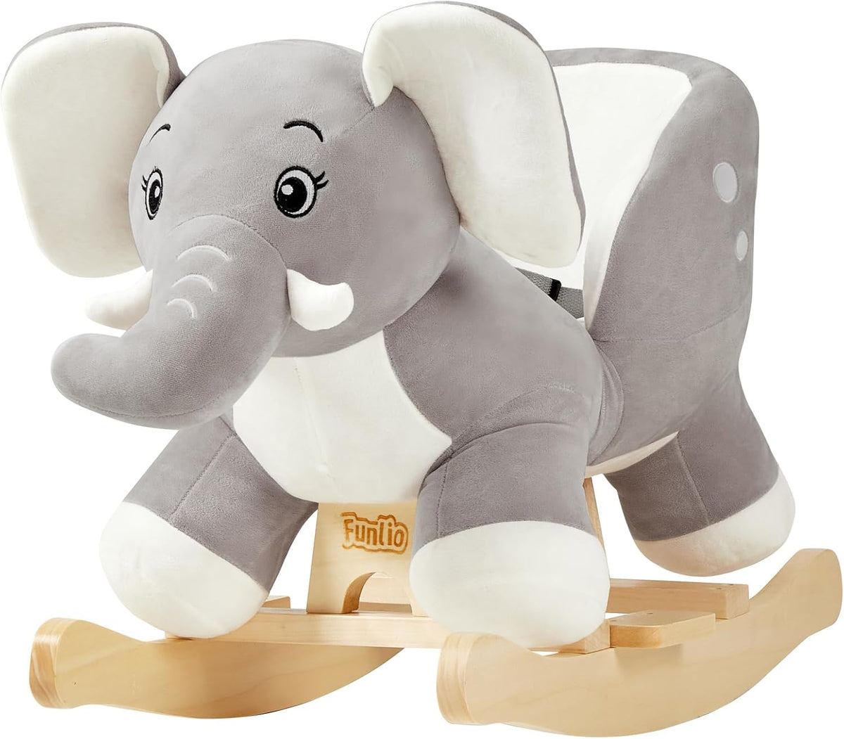 FUNLIO Unicorn Baby Rocking Horse - Elephant-gray