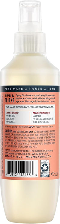 MRS. MEYER'S Clean Day Dog Deodorizing Spray, White Peach Scent - White Peach / 8oz - image 2