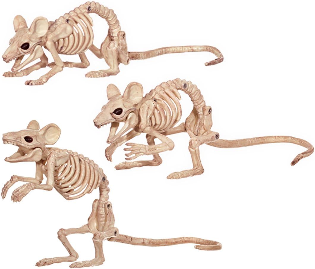 Crazy Bonez Creepy Skeleton Mice – Fun for Kids & Family