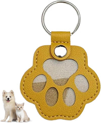 Cat Dog Hair Storage Keychain, Pet Hair Keychain - Yellow