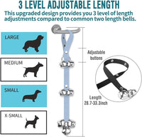 BLUETREE Dog Doorbells Premium Quality Training Potty Great Dog Bells - 04-Light Blue - image 2