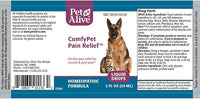 PetAlive ComfyPet Pain Relief for Dogs & Cats – Natural Homeopathic Supplement for Pet Joint & Mobility Support – 2 fl oz Drops – Made in USA