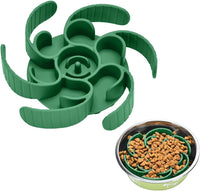 Slow Feeder Dog Bowls Insert - Green