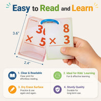 Alened addition and subtraction flash cards with rings and dry-erase markers - view 18