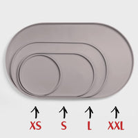 DogBuddy Dog Food Mat, Waterproof Dog Bowl Mat - 19"L x 11"W / Dove - image 3