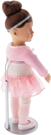 Plymor DSP-90W White Adjustable Doll Stand – Fun for Kids & Family - 1 / Silver - image 3