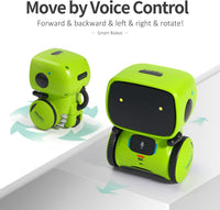 GILOBABY Smart Robot, Touch & Voice Control Interactive Toy for Kids 3-5 – Fun for Kids & Family - Green - image 4